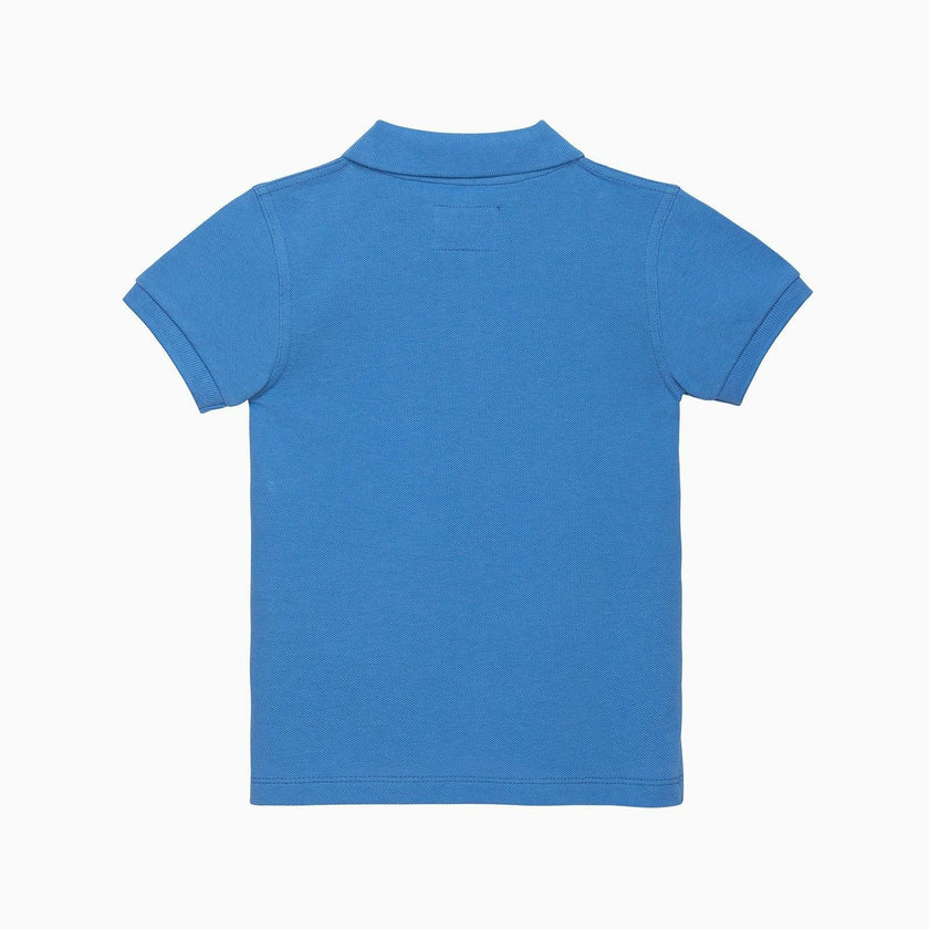 Harry Piqué Polo in Sky Blue