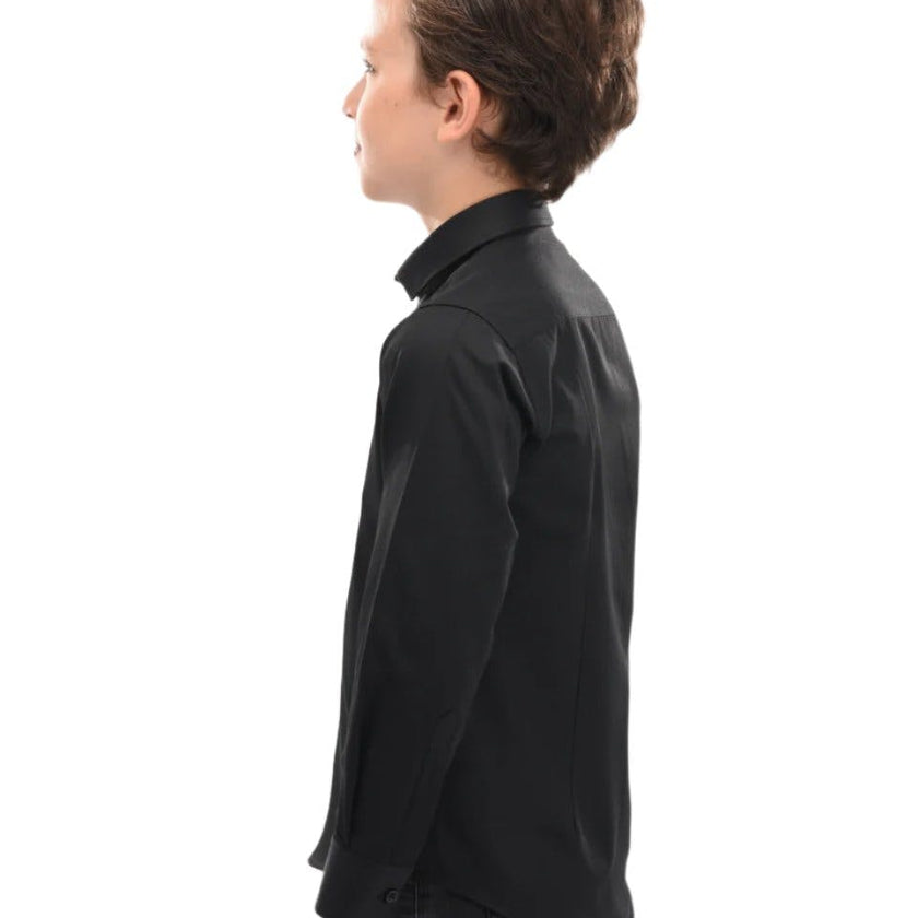 Black Solid Dress Shirt – Maisonette