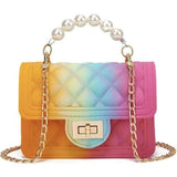 Mini Tie Dye Coco & Pearls Purse