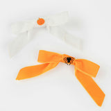 Velvet Bow Hair Clips