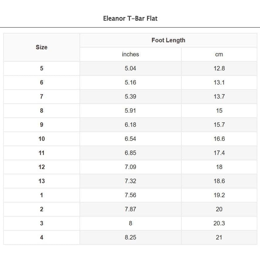 Eleanor T-Bar Flat
