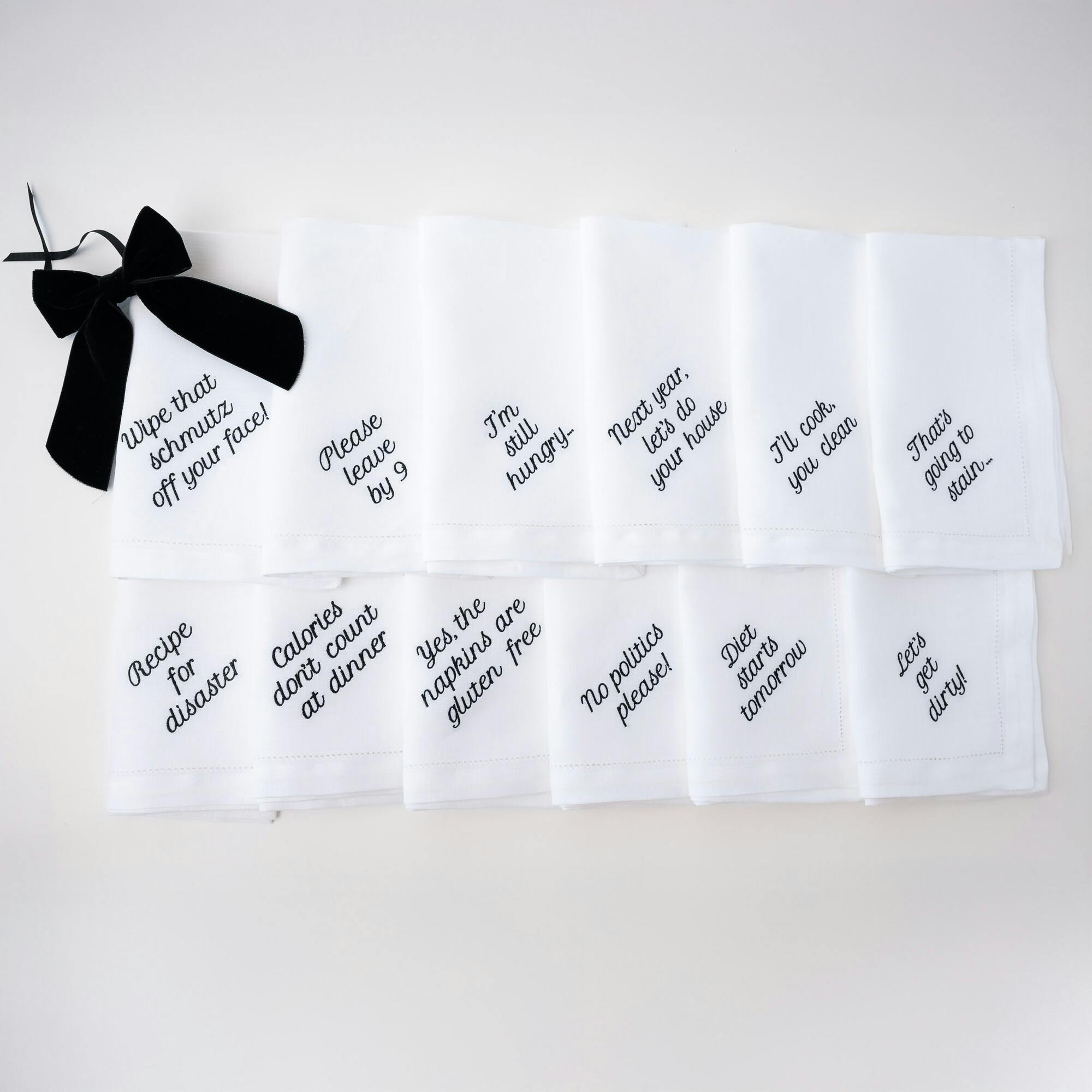 Mixed Messages Dinner Napkins