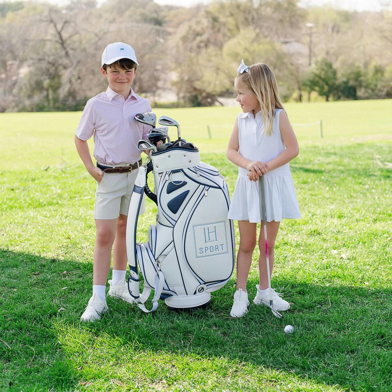 Will Boys' Performance Polo by LH Sport - Cayman Coral