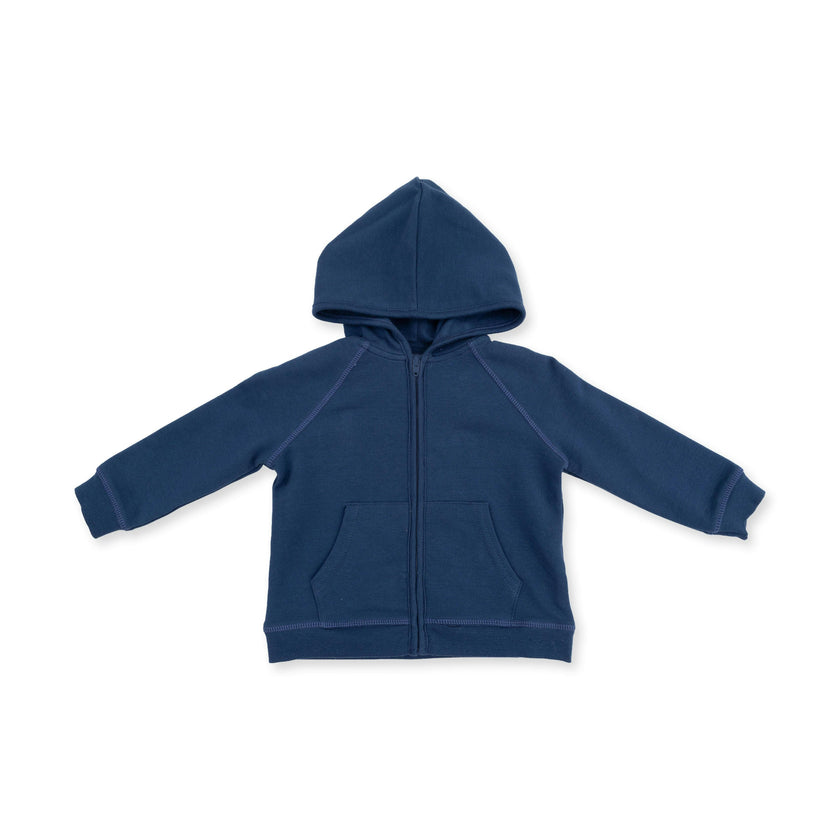 Solid Insignia Blue - Zip Hoodie