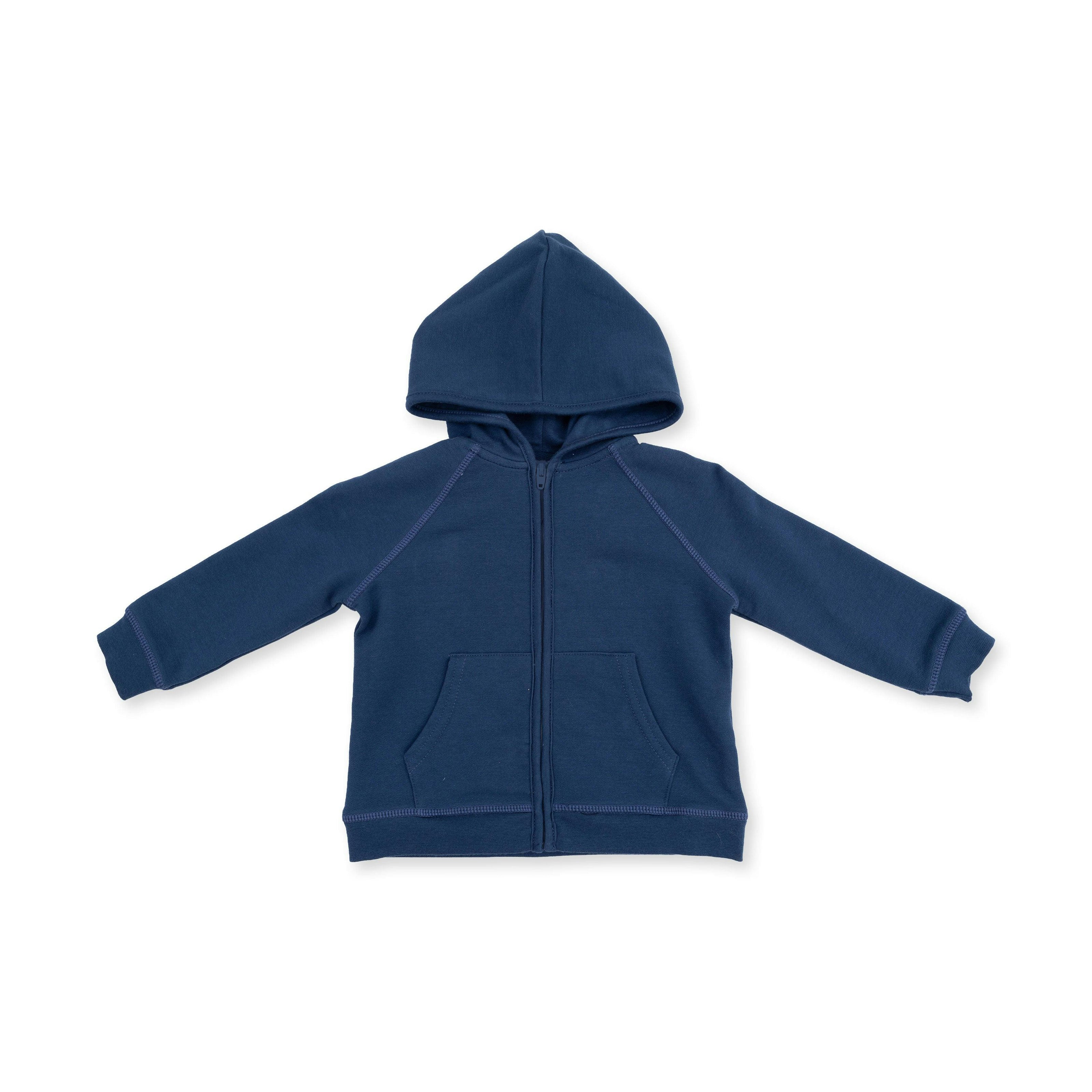 Solid Insignia Blue - Zip Hoodie