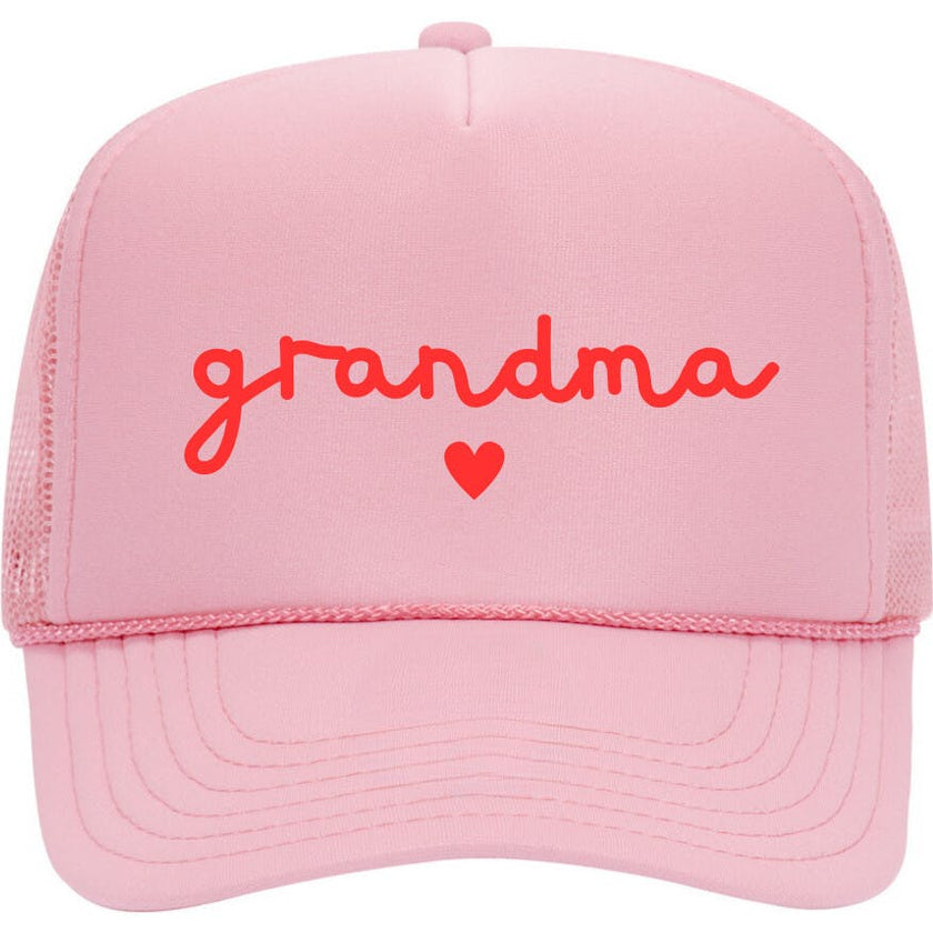 Grandma Trucker Hat, Pink
