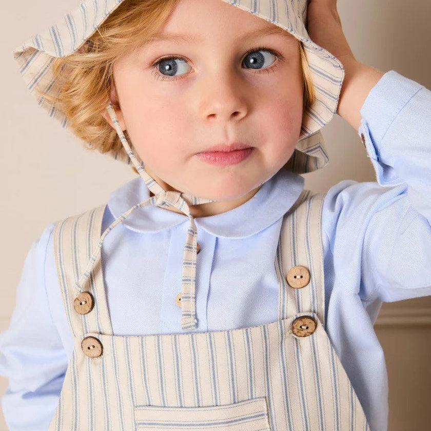 Percy Stripe Sun Hat in Blue (S-L)