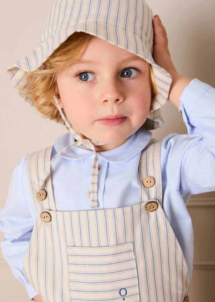 Percy Stripe Sun Hat in Blue (S-L)