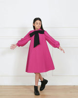 Megan dress (fuschia pink)