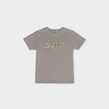 Cederique Baby T-shirt Short Sleeve, Beige Super