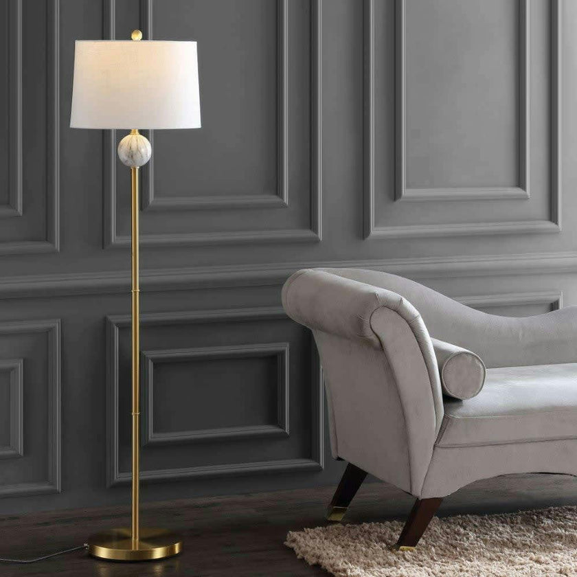 Vaughn 60" Modern Metal/Resin LED Floor Lamp