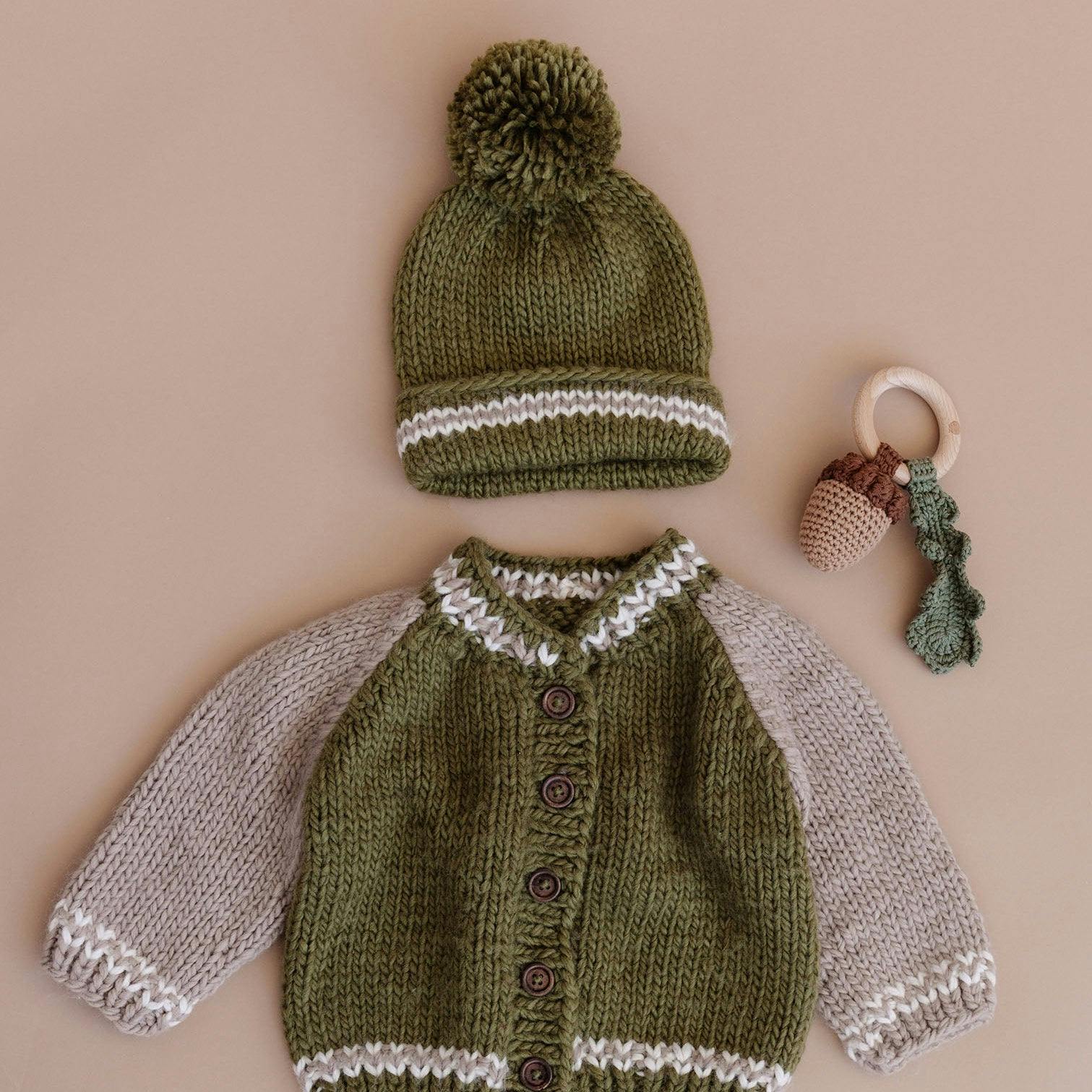 Varsity Beanie, Moss