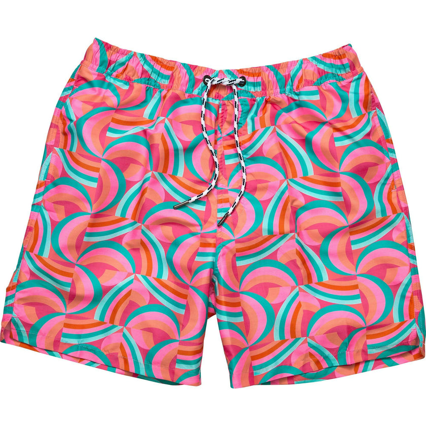 Mens Geo Melon Sustainable Swim Short