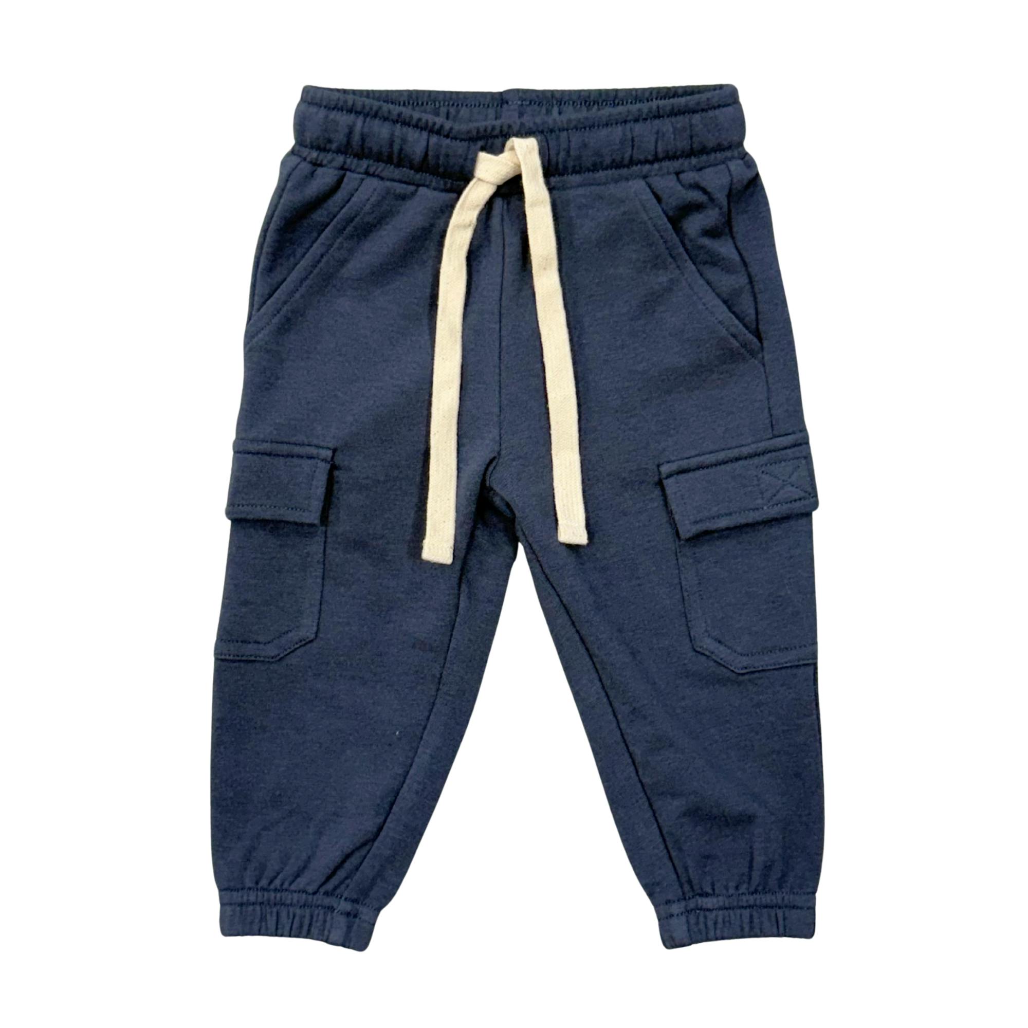 Boys Cargo Pants in Nightfall Blue