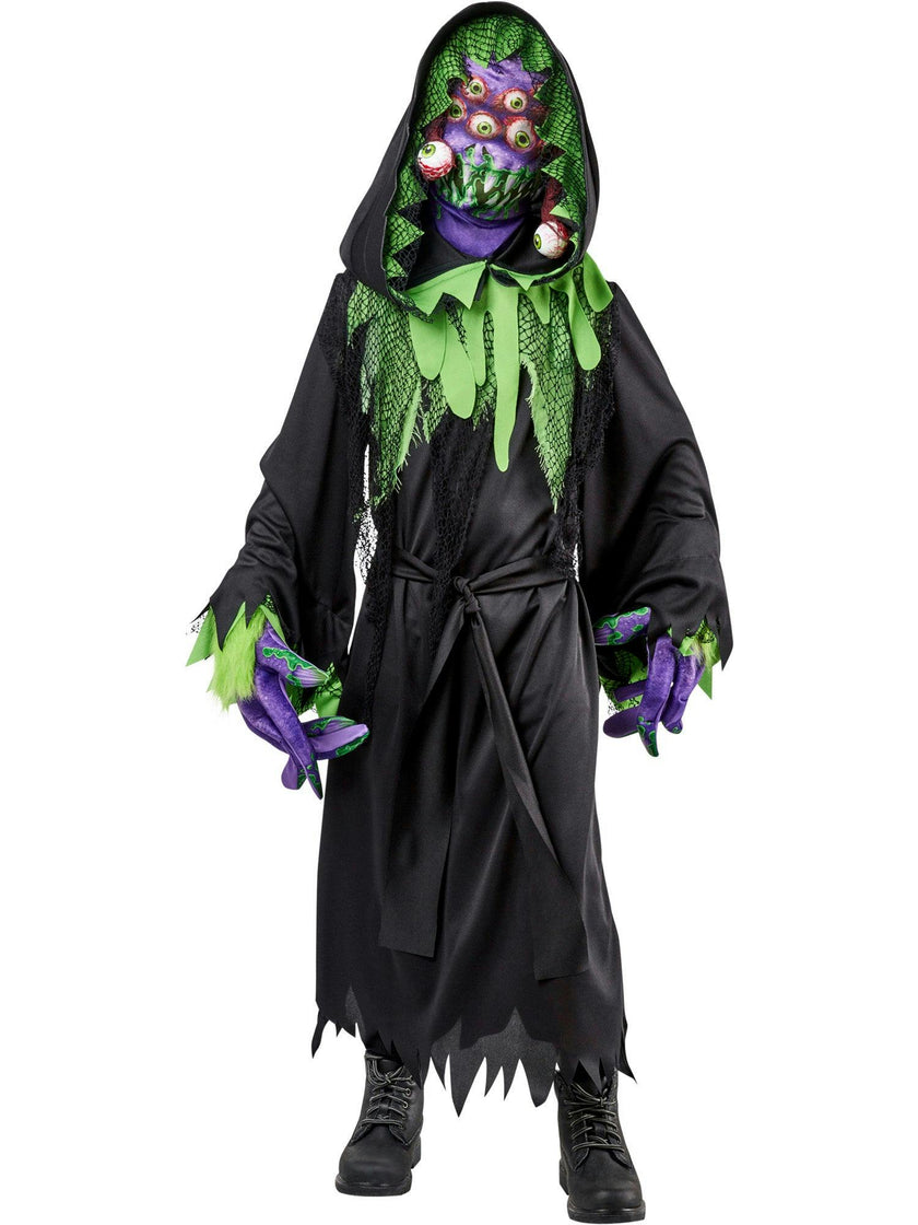 Boys' Green and Purple Eyeball Demon Costume