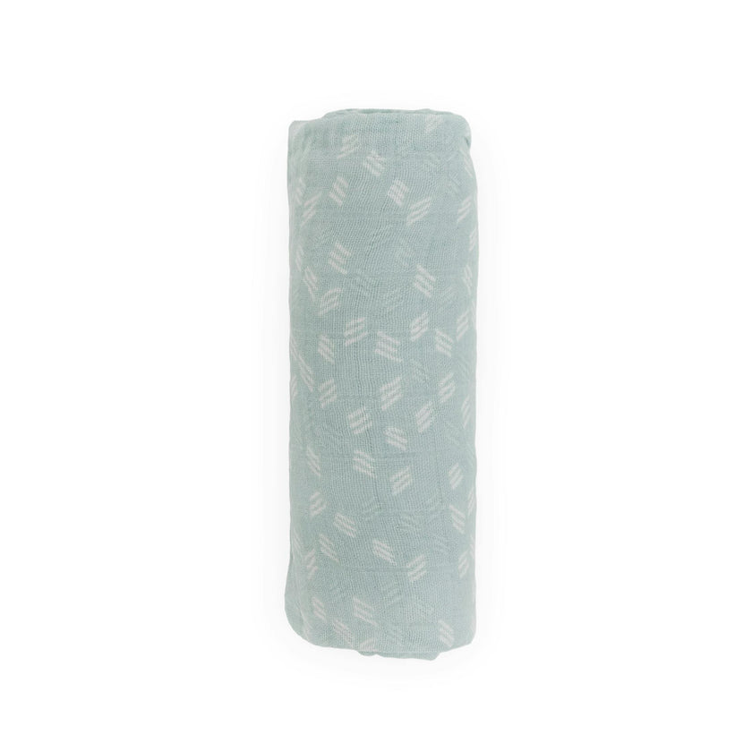Cotton Muslin Swaddle Blanket - Misty Field
