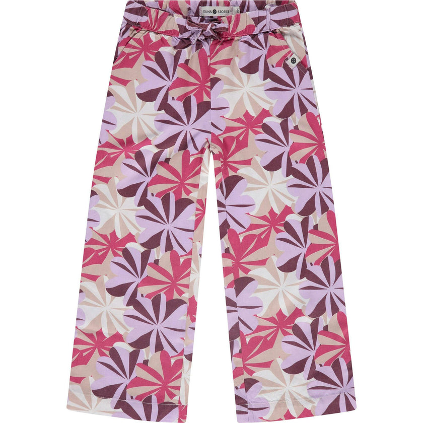 Wide Leg Palm Tree Pants