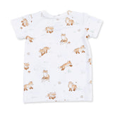 Little Explorer Fox - Short Sleeve Loungewear Set