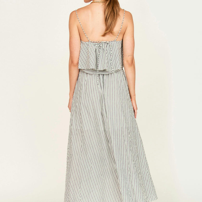 Singapore Skirt in Dune Stripe