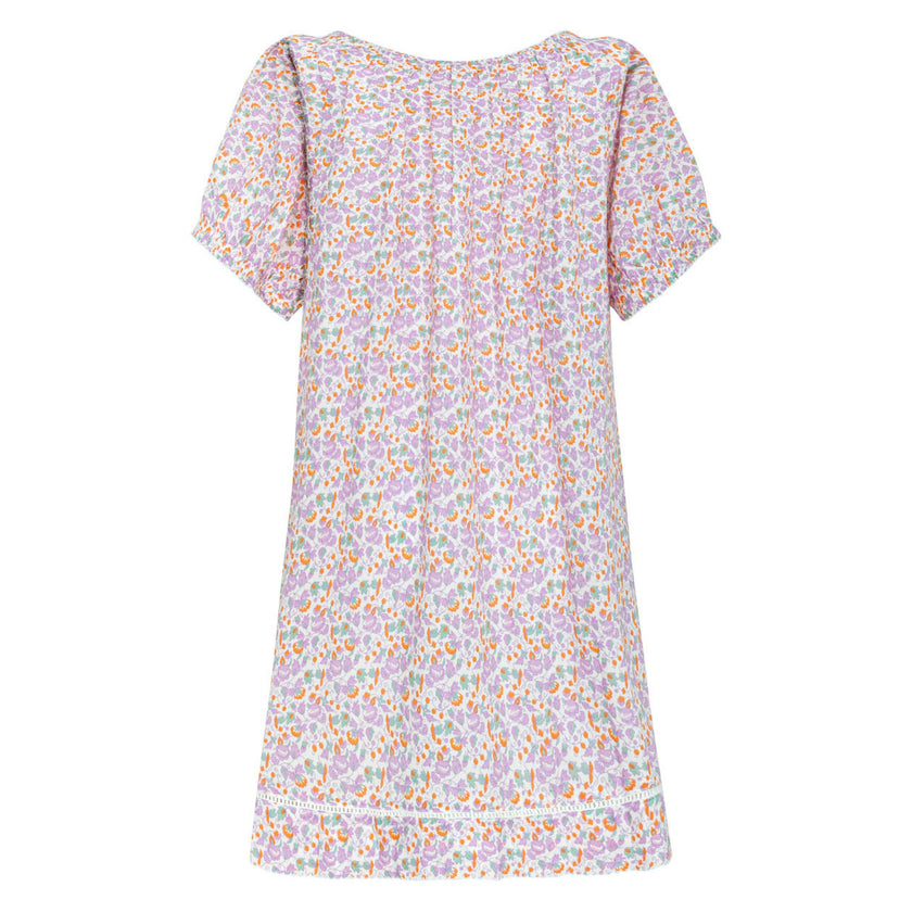 women's orchid floral coverup