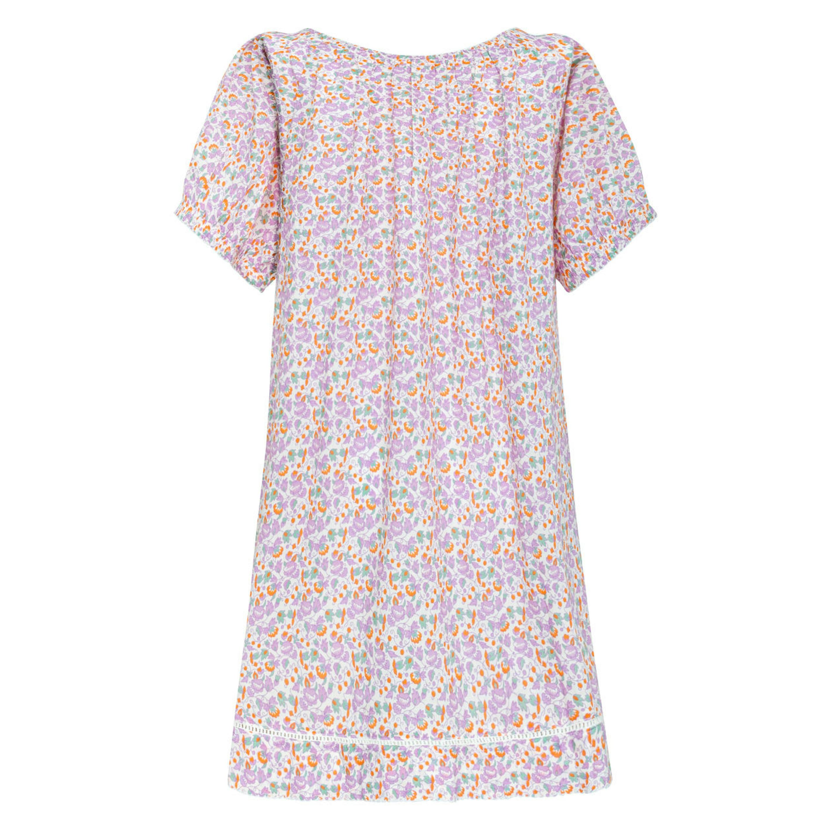 women's orchid floral coverup