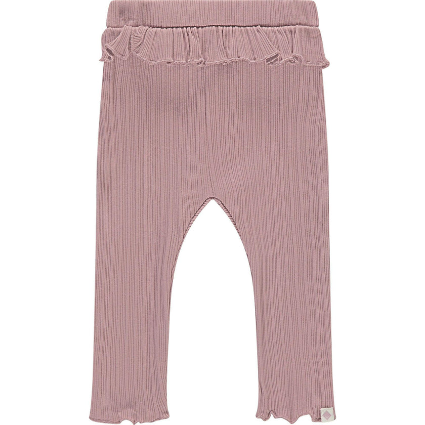 Ruffled Waist Leggings and Lettuce Edge Hem