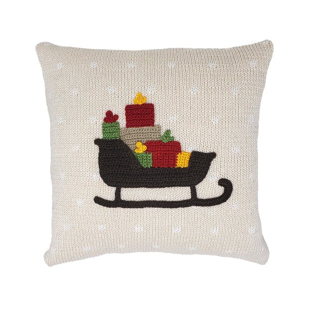 Holiday Sleigh Pillow