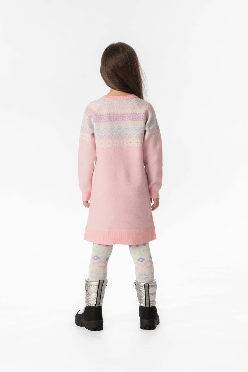 Knit Dress Light Pink