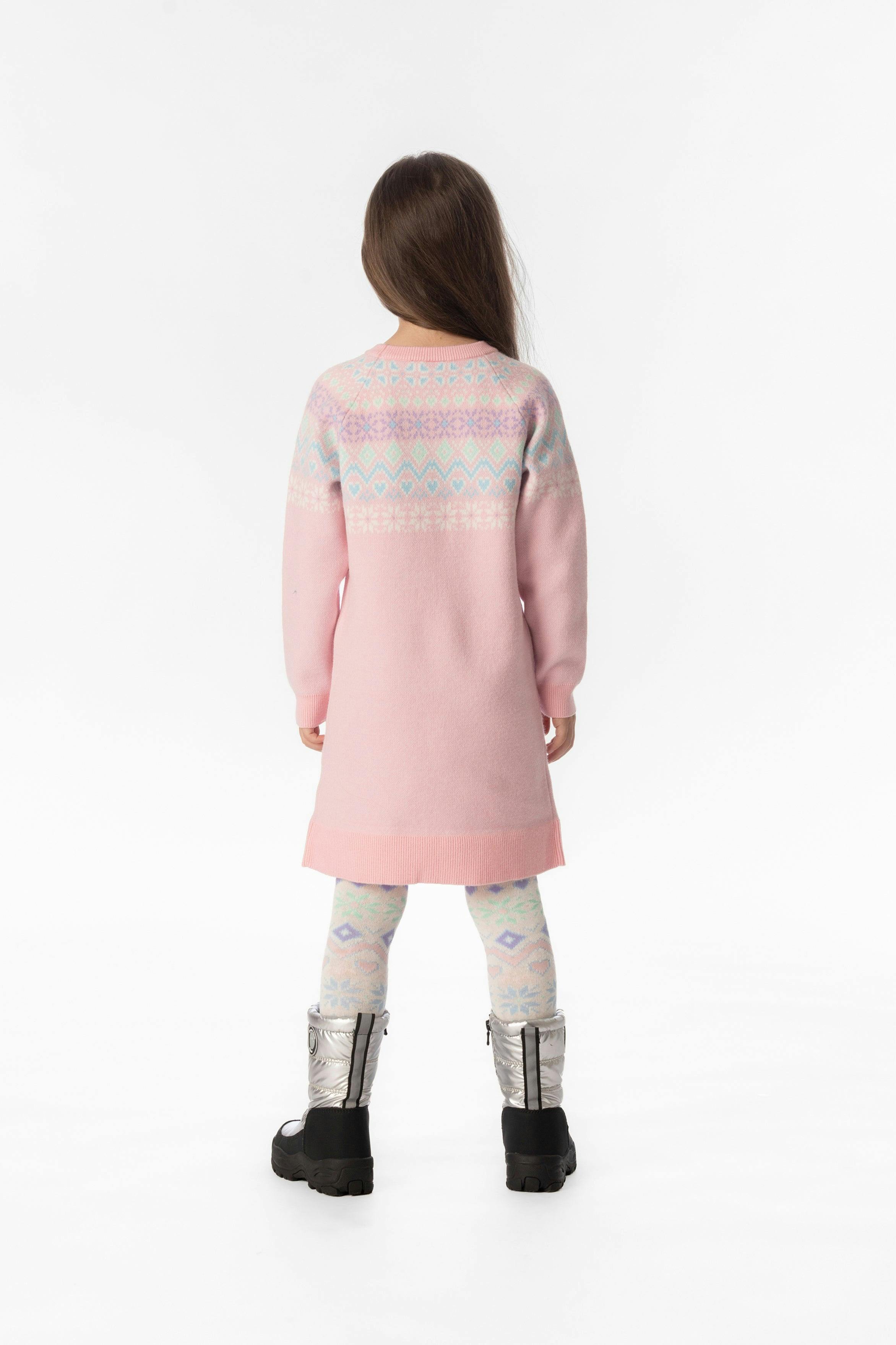Knit Dress Light Pink
