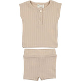 Ladder Stripe Short Set