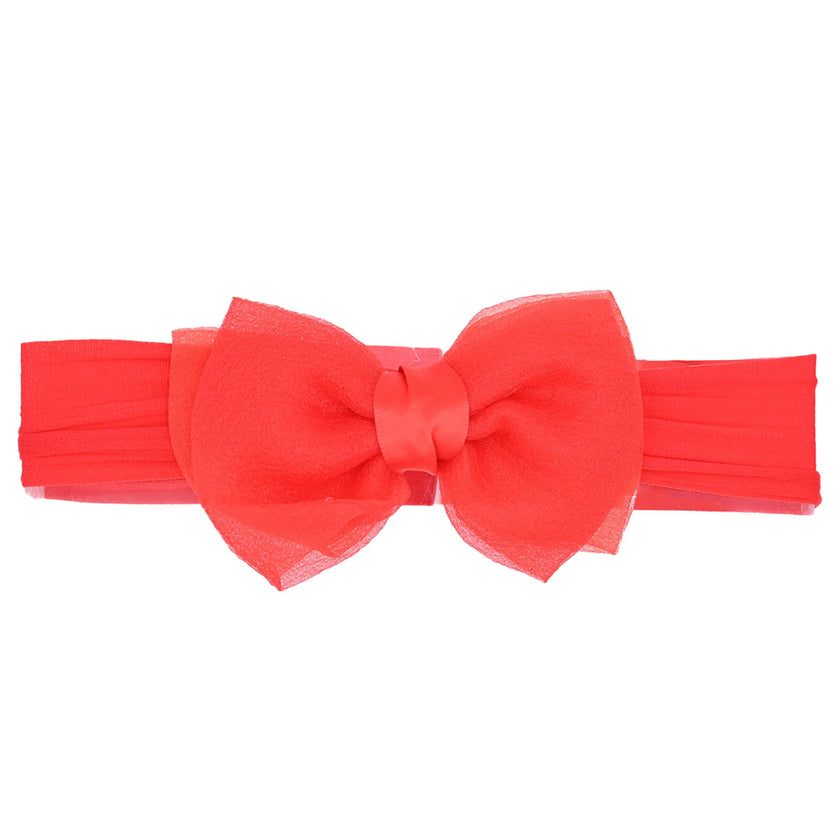 Multicolor Tulle Bow Headband