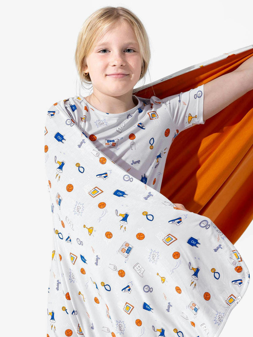 All Star Basketball Bamboo Blanket