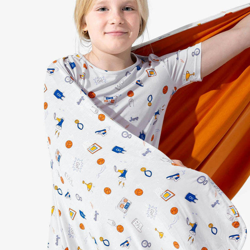 All Star Basketball Bamboo Blanket