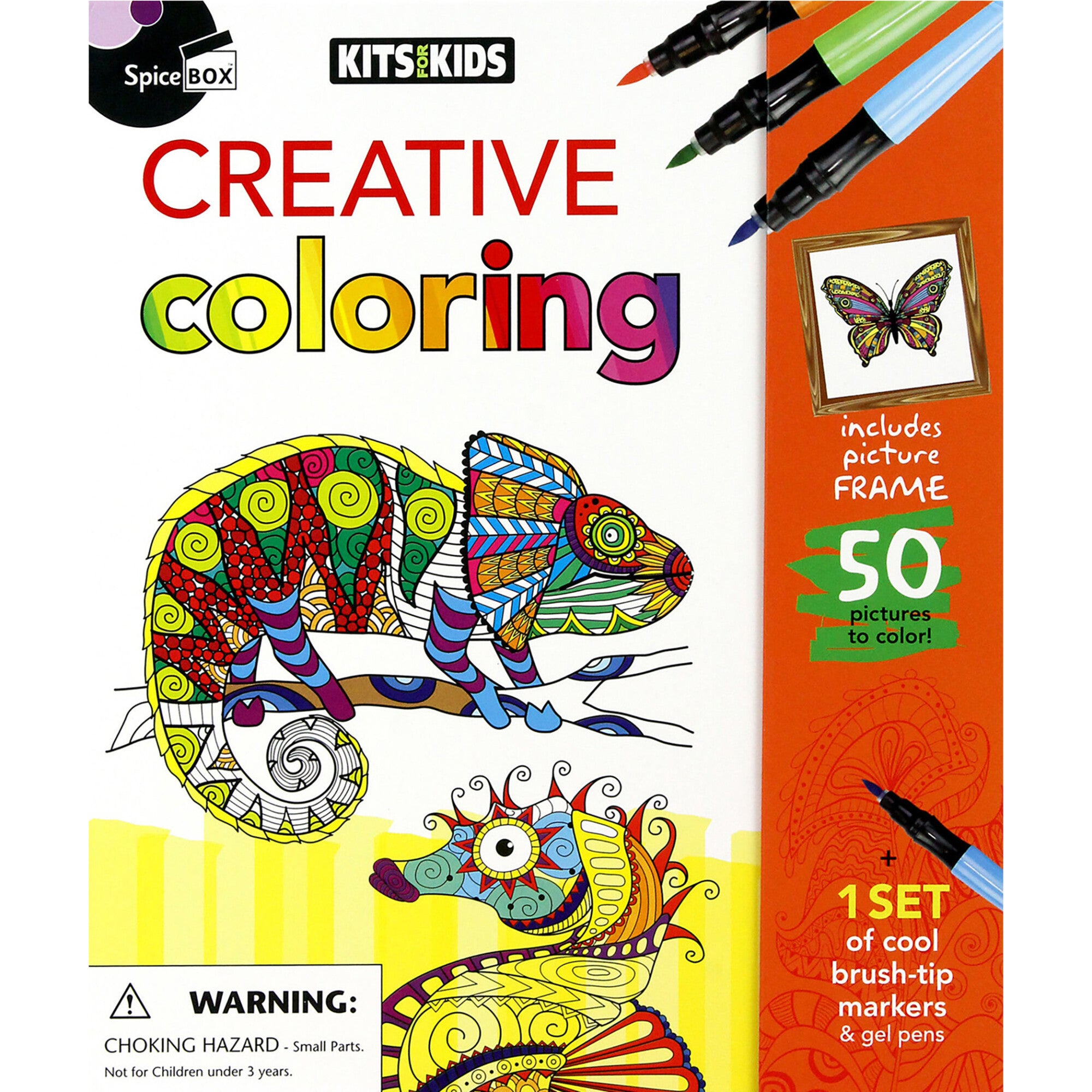 Kits For Kids: Creative Coloring - 50 Coloring Pages