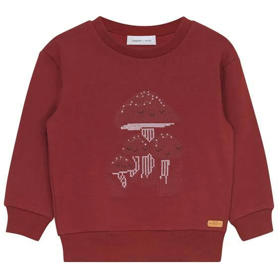 Mushroom Cross Stitch Sweatshirt