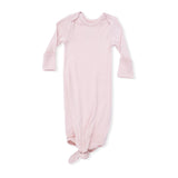 Solid Veiled Pink - Knotted Gown and Hat