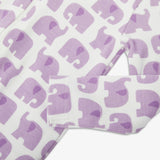 Baby organic animal friends zip footie