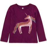 Rainbow Graphic Tee, Purple
