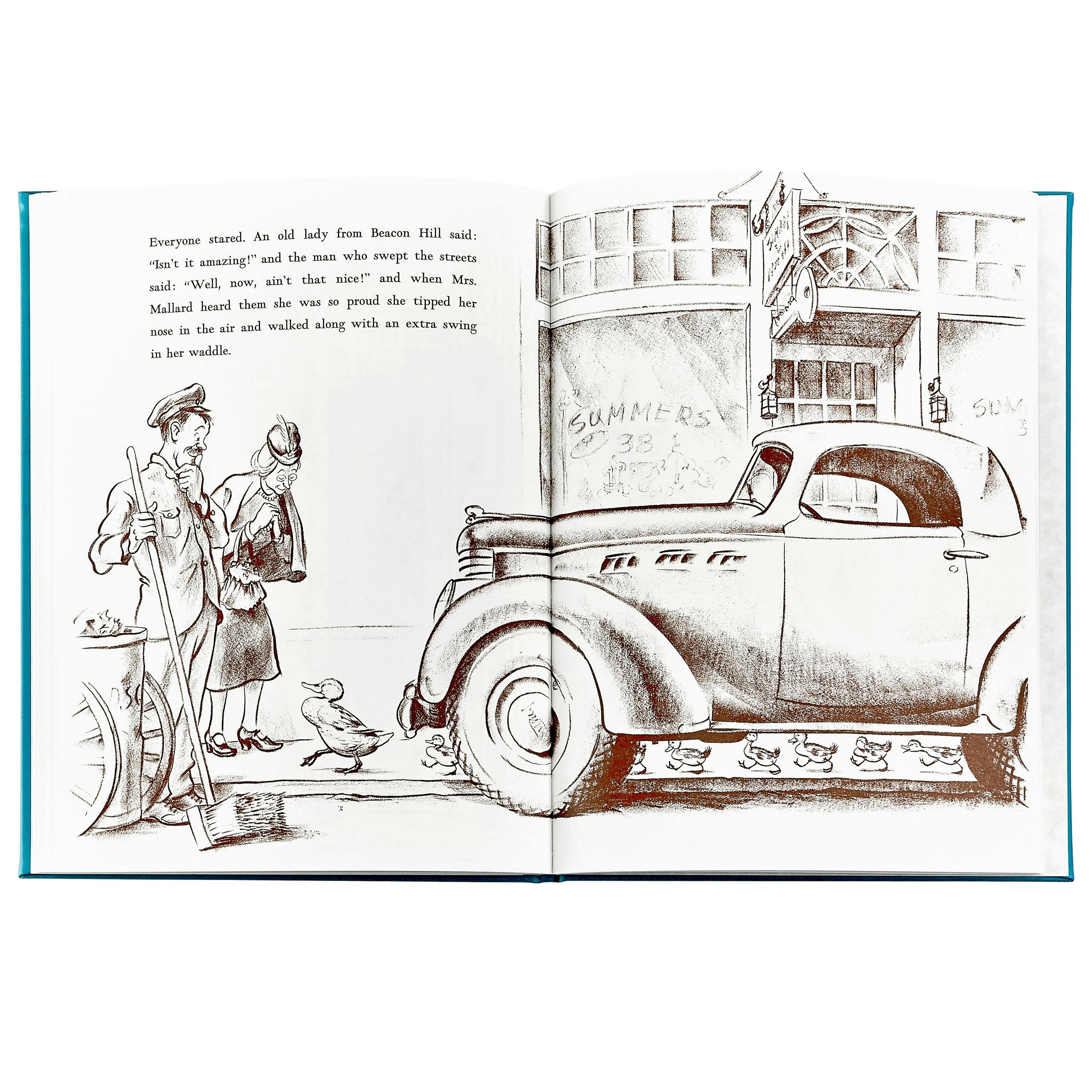 Make Way For Ducklings Leather Bound Classic Children's Book