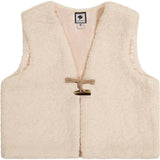 Teddy Faux Fur Vest, Cream