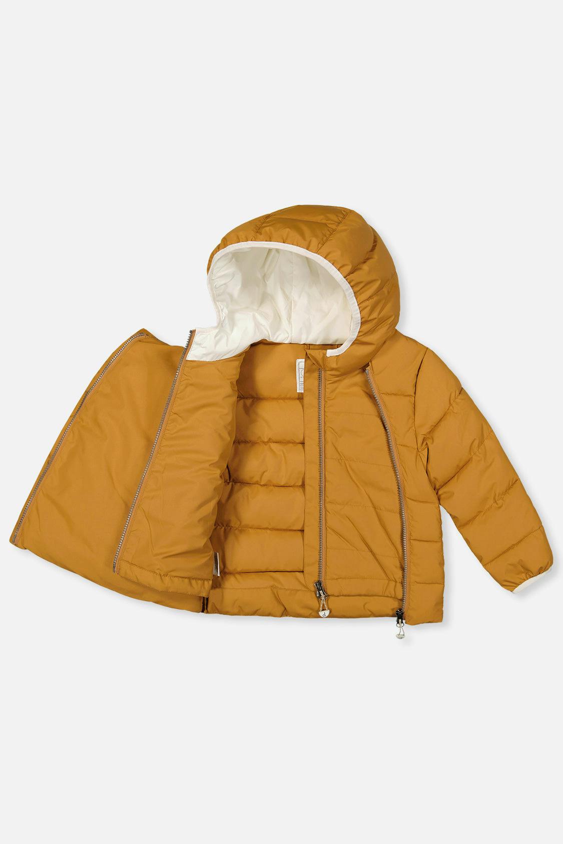 Winter Jacket Adapted For Car Seats Brown Sugar