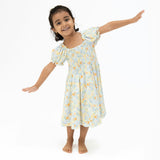 Georgia Floral - Smocked Twirly Dress and Bloomer