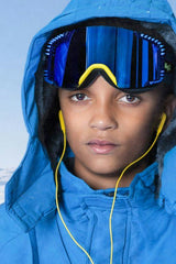 Prism Peak Kids' Ski Goggles in Blue Bird