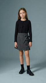 Crop Cardigan and Shell Set_Black