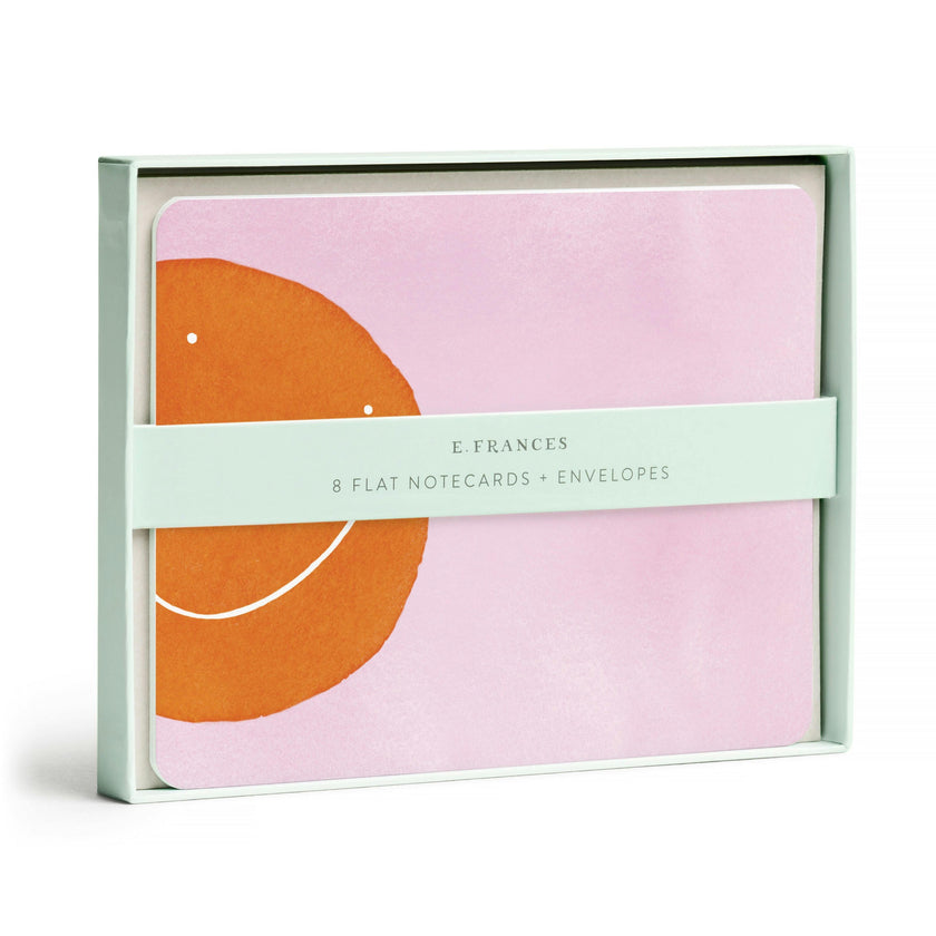 Set of 8 Flat Notecards
