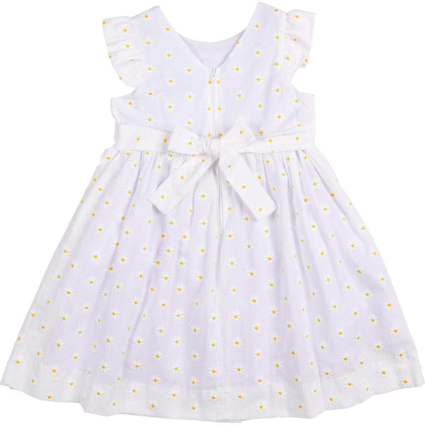 Embroidered Daisy Dress