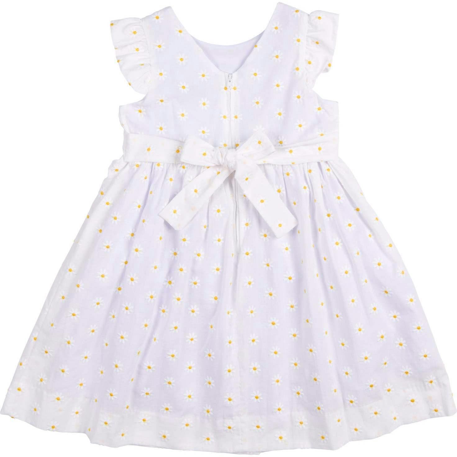 Embroidered Daisy Dress