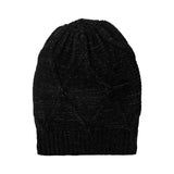 Diamond Lurex Knit Hat (Snap On Pom Sold Separately)