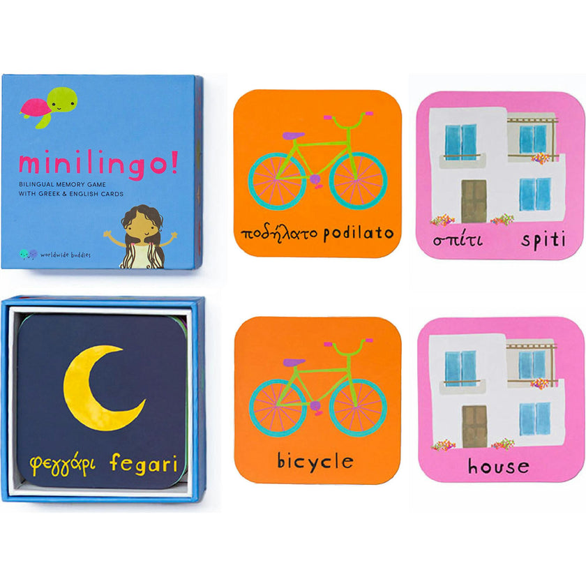 Minilingo, Greek/English Flashcards