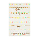 Charm Bracelet Temporary Tattoos